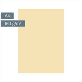 Multifunktionspapier Universalpapier | A4, 160 g/m², chamois, 25 Blatt