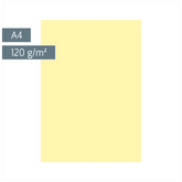 Multifunktionspapier Universalpapier | A4, 120 g/m², hellgelb, 35 Blatt