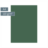 Multifunktionspapier Universalpapier | A4, 120 g/m², moosgrün, 35 Blatt