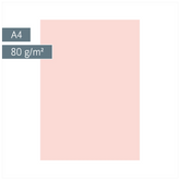 Multifunktionspapier Universalpapier | A4, 80 g/m², rosé, 50 Blatt