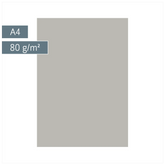 Multifunktionspapier Universalpapier | A4, 80 g/m², grau, 50 Blatt