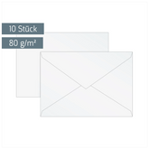 Briefumschläge Universalpapier | C6, 80 g/m², perlweiß, 10 Stück