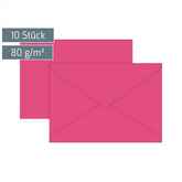 Briefumschläge Universalpapier | C5, 80 g/m², fuchsia, 10 Stück