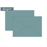 Briefumschläge Universalpapier | B6, 80 g/m², petrol