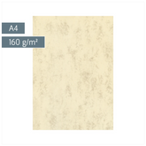 Multifunktionspapier Universalpapier Marmor | A4, 160 g/m², chamois, 25 Blatt
