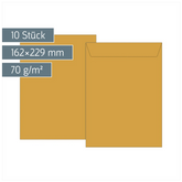 Versandtaschen | 162×229 mm, C5, 70 g/m², braun, 10 Stück