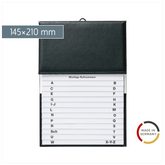 Telefon-Schuppenregister | 145×98 mm, schwarz