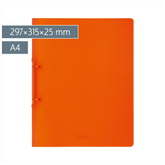 Ringbuch FACT!pp | A4, 2 Ringe, Füllhöhe: 25 mm, orange