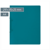 Ringbuch FACT!pp | A4, 2 Ringe, Füllhöhe: 25 mm, türkis