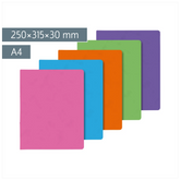 Ringbuch FACT!plus | A4, 2 Ringe, Füllhöhe: 30 mm, sortiert