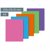 Ringbuch FACT!plus | A4, 2 Ringe, Füllhöhe: 15 mm, sortiert