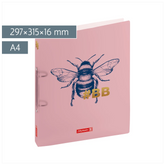 Ringbuch #Harmony | A4, 2 Ringe, Füllhöhe: 16 mm, rosa