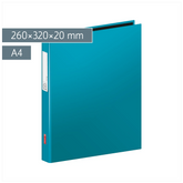 Ringbuch | A4, 2 Ringe, Füllhöhe: 20 mm, türkis