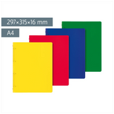 Ringbuch FACT!pp | A4, 4 Ringe, Füllhöhe: 16 mm, sortiert