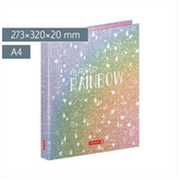 Ringbuch Magic Rainbow | A4, 2 Ringe, Füllhöhe: 20 mm, regenbogen