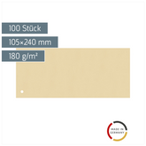 Trennstreifen | 105×240 mm, chamois, 100 Stück