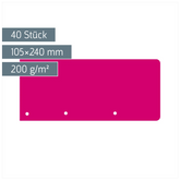 Trennstreifen Colour Code, pink, 40 Stück