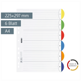 Ringbuchregister „OFFICE TO GO“ | A4, 6 Blatt