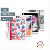 Collegeblock „Trend“ | A6, kariert, 120 Blatt, sortiert