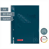 Collegeblock Premium Student Colour Code | A4, Lineatur 26, 80 Blatt, denim