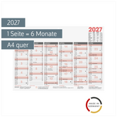 Tafelkalender 2027 | A4 quer