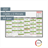 Tafelkalender 2027 | A4 quer