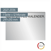 Zehnjahres-Kalender 2027-2036 A4 quer | 297×210 mm