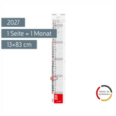Streifenkalender 2027 | 13×83 cm