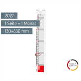 Streifenkalender 2027 | 130×830 mm