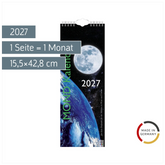 Mond-Kalender 2027 | 15,5×42,8 cm