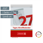 Abreißkalender 2027 Nr. 3 | 5,4×8 cm