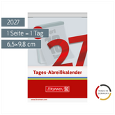Abreißkalender 2027 Nr. 4 | 6,5×9,8 cm