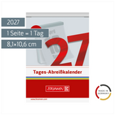 Abreißkalender 2027 Nr. 5 | 8,1×10,6 cm