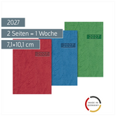 Taschenkalender Mod. 712 2027 | A7, Karton, sortiert