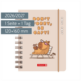 Schülerkalender 2026/2027 „Capy“ | A6, Kunststoff