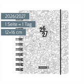 Schülerkalender 2026/2027 „ZENart“ | A6, Kunststoff