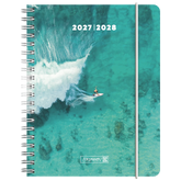 Schülerkalender 2027/2028 „Surfing“ | A6, Kunststoff