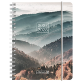 Schülerkalender 2027/2028 „Misty Hills“ | A6, Kunststoff