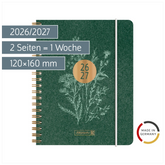 Schülerkalender 2026/2027 „Botanical“ | A6, Karton