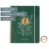 Schülerkalender 2026/2027 „Botanical“ | A6, Karton