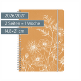 Schülerkalender 2026/2027 „Meadow“ | A5, Leder