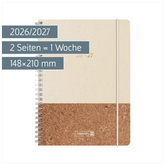 Schülerkalender 2026/2027 „Naturality“ | A5, Textil