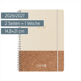 Schülerkalender 2026/2027 „Naturality“ | A5, Textil