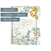 Schülerkalender 2026/2027 „Bloom“ | A5, Kunststoff