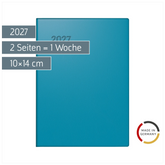 Taschenkalender Mod. 731 2027 | A6, Kunststoff, petrol