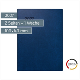 Taschenkalender Mod. 731 2027 | A6, Kunststoff, dunkelblau