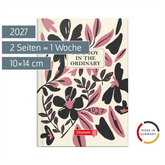 Taschenkalender Design Line Mod. 731 2027 „Bloom“ | A6, Papier