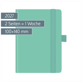 Taschenkalender Kompagnon Mod. 732 66 2027 | A6, Kunststoff, hellgrün