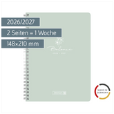 Schülerkalender Style 2026/2027 „Balance“ | A5, Kunststoff