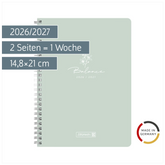 Schülerkalender Style 2026/2027 „Balance“ | A5, Kunststoff